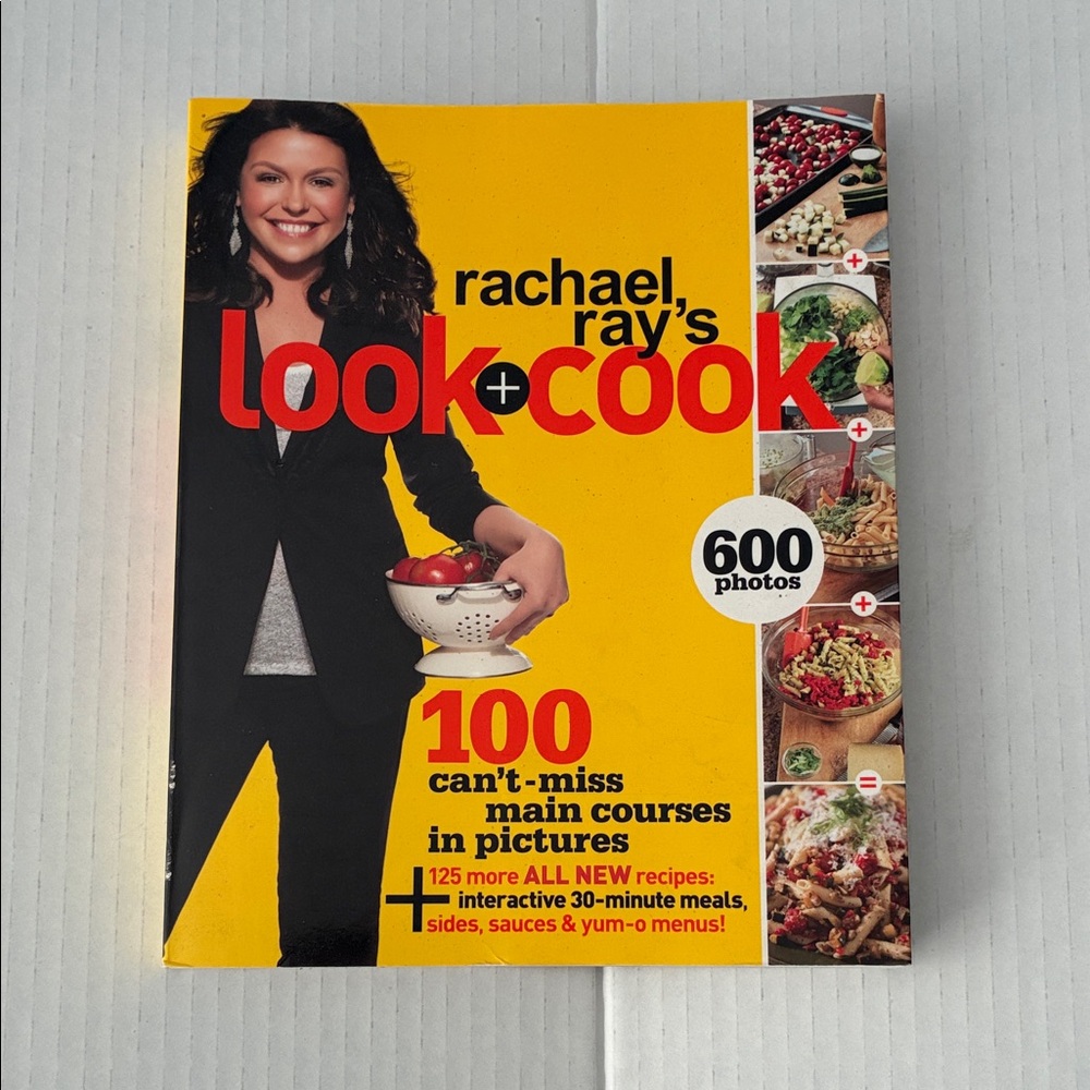 Rachel Ray Cookbook Look + Cook With Photos  Soft Cover